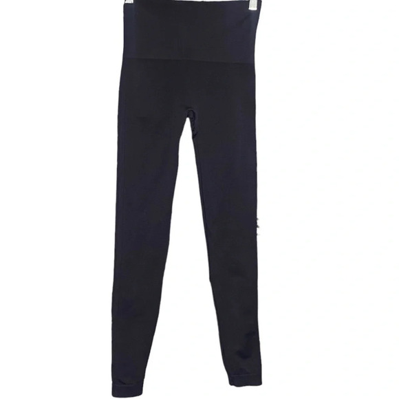 Spanx Black Look At Me Now High Waisted Seamless Leggings Size Small - Picture 2 of 11